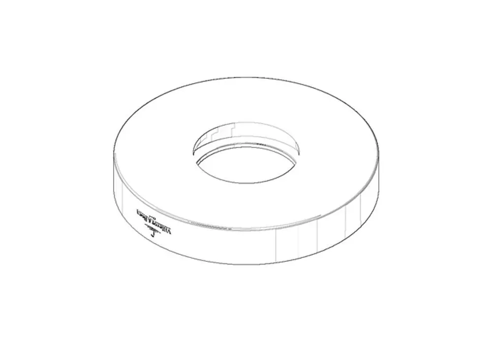 DORNBRACHT Rosette ERSATZTEILE 092722000 D. 55 x 9 mm Chrom, 092722000-00 Galeriebild 1
